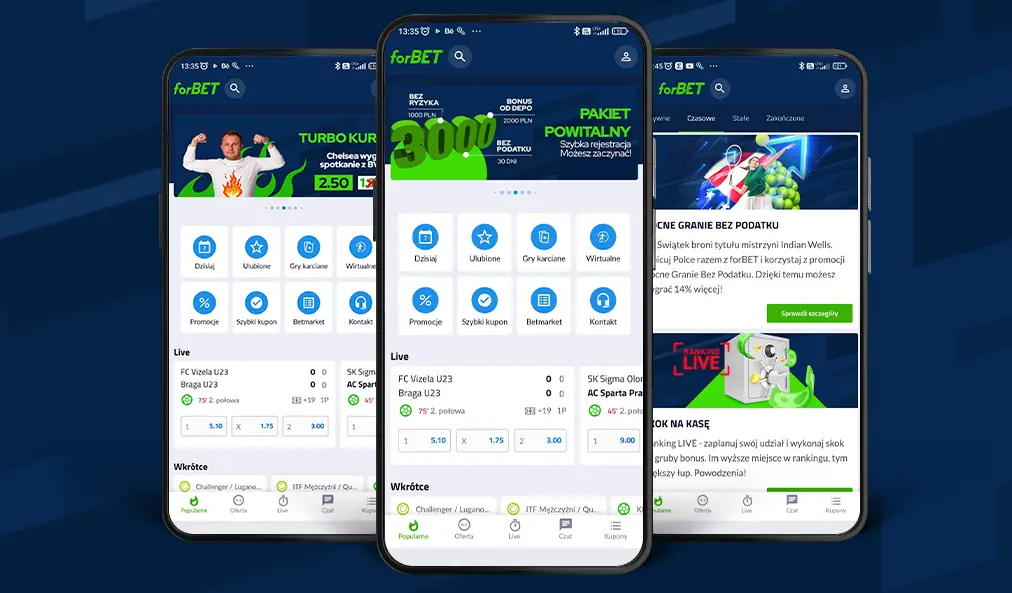 Mobilne kasyno FORBET