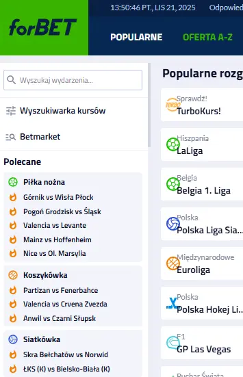 Rejestracja w kasynie FORBET